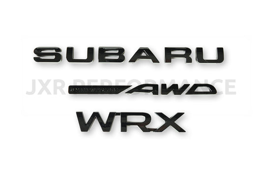 JXR Performance WRX Gloss Black Lettering Kit [2022+ WRX]