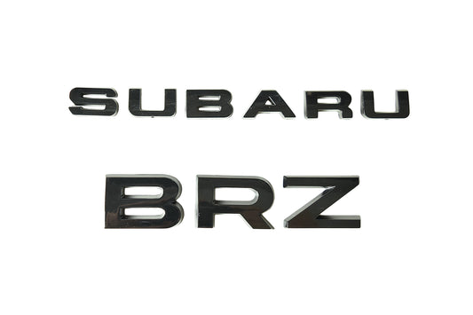 JXR Performance Subaru BRZ Gloss Black Lettering Kit [2013-2021 BRZ]