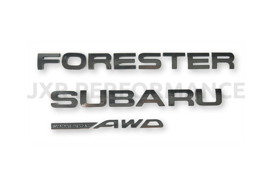 JXR Performance Subaru Forester Lettering Kit- Gloss Black [2014+ Subaru Forester]