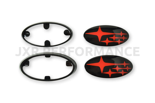 JXR Performance Front and Rear Emblems [14-18 Forester]