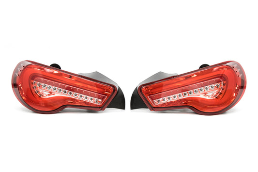 OLM VL Style Sequential Red Lens Tail Lights RC Edition Scion FR-S 2013-2016 / Subaru BRZ 2013-2021 / Toyota 86 2017-2021