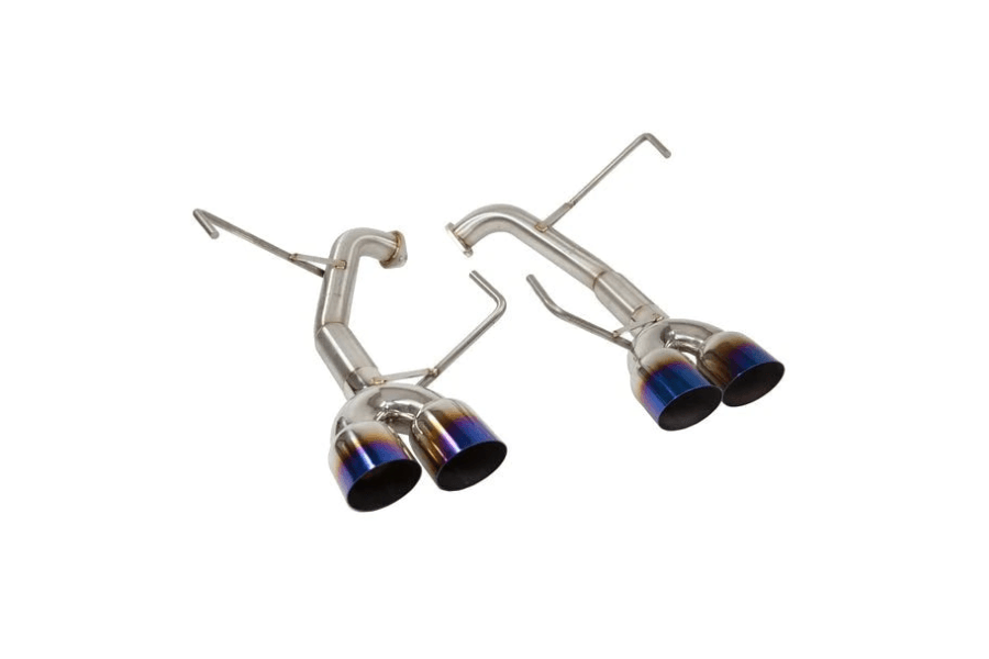 Nameless Performance Axle Back Exhaust Muffler Delete 3.5inch Staggered Single Wall Neochrome Tips Subaru WRX 2022+ - JXR Performance