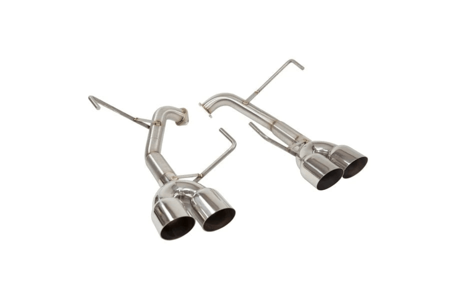 Nameless Performance Axle Back Exhaust Muffler Delete Polished 3.5inch Staggered Single Wall Slash Cut Tips Subaru WRX 2022+ - JXR Performance