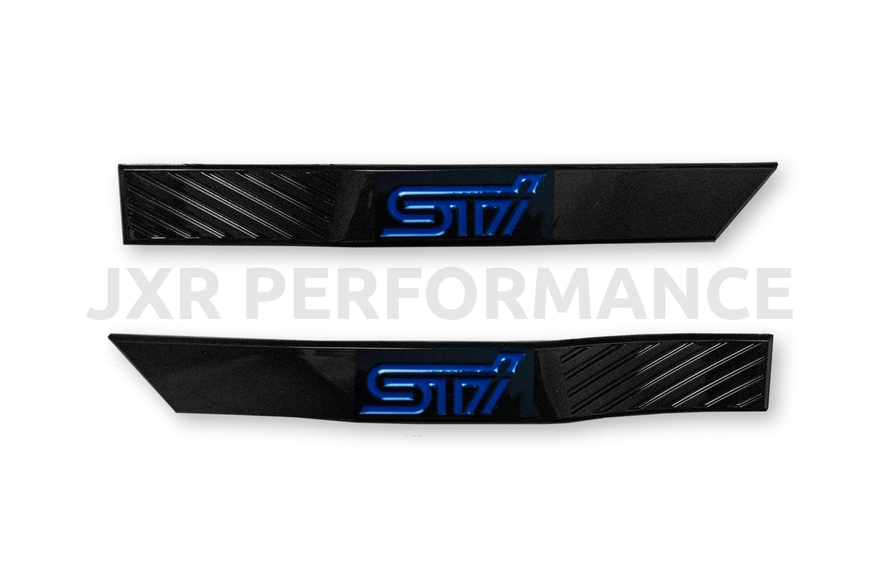 2008-2014 Subaru STI Fender Emblems - Sedan/Hatch [JXR Performance] - JXR Performance
