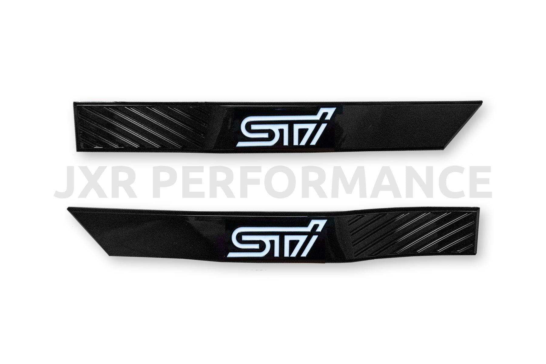 2008-2014 Subaru STI Fender Emblems - Sedan/Hatch [JXR Performance] - JXR Performance