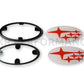 2008-2014 Subaru WRX/STI Front and Rear White Emblems - Sedan Only [JXR Performance] - JXR Performance