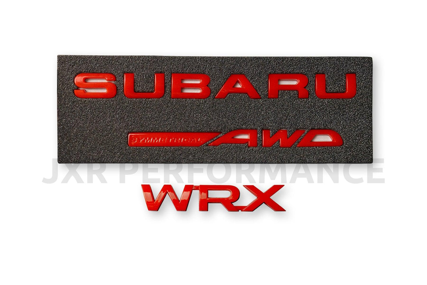 2022-2025 Subaru WRX Gloss Red Lettering Kit [JXR Performance] - JXR Performance