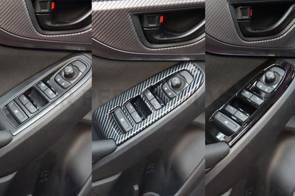 2022-2026 Subaru WRX Carbon Fiber Style Window Switch Covers [JXR Performance]