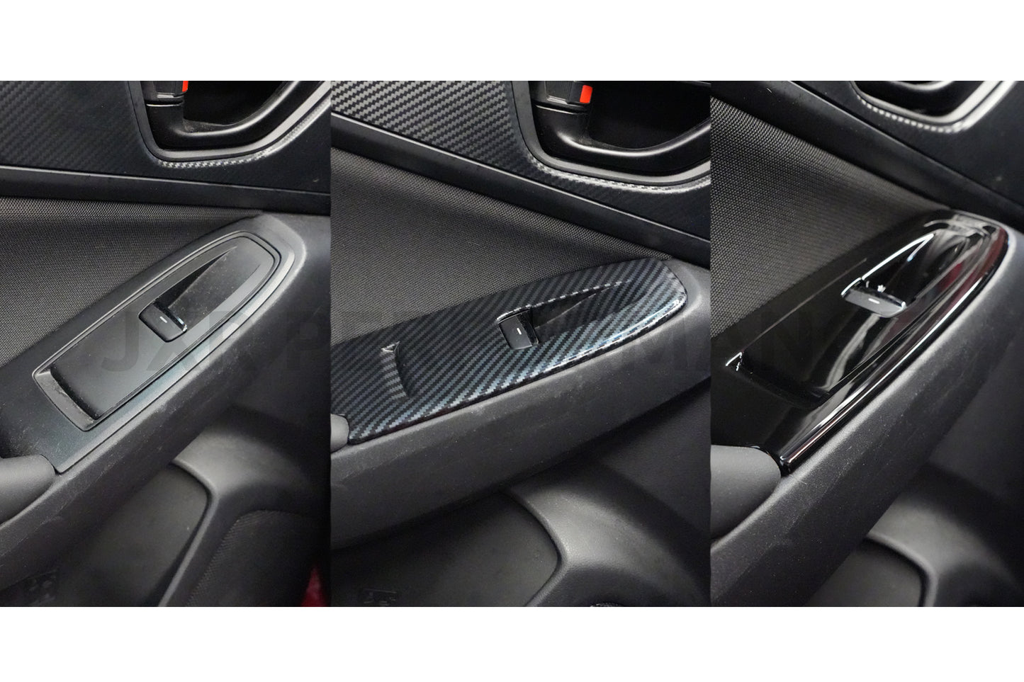 2022-2026 Subaru WRX Carbon Fiber Style Window Switch Covers [JXR Performance]