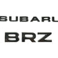 2013-2025 Subaru BRZ Gloss Black Lettering Kit [JXR Performance] - JXR Performance