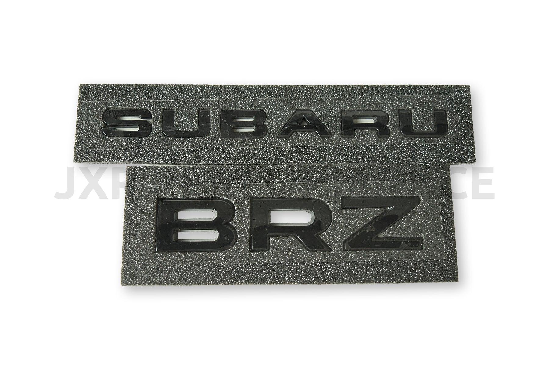 2013-2025 Subaru BRZ Gloss Black Lettering Kit [JXR Performance] - JXR Performance