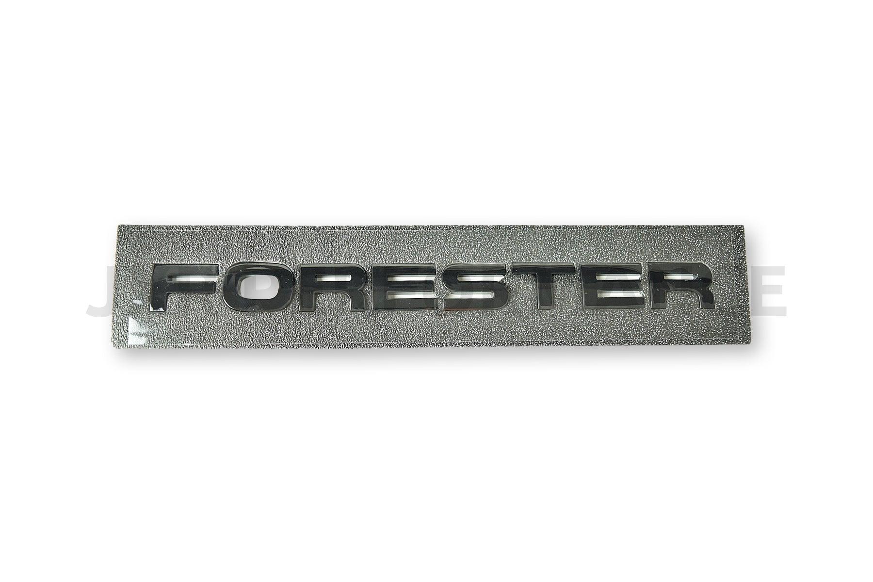 Forester Lettering Black Subaru Forester Logo