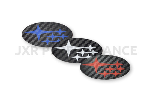 2015-2021 Subaru WRX/STI Vinyl Steering Wheel Emblem Overlay [JXR Performance] - JXR Performance