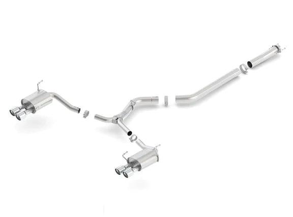 Borla S-Type Cat-Back Exhaust with Polished Tips [2015-2020 Subaru WRX/STI] - JXR Performance