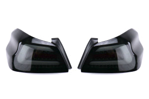 SubiSpeed USDM TR Style Sequential Tail Lights Dark Smoke Subaru WRX / STI 2015+