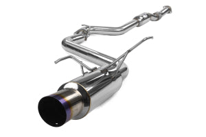 Invidia Single N1 Titanium burnt tip Cat-back Exhaust Subaru WRX 2022+