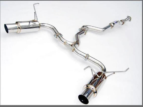 Invidia N1 Twin Outlet Single Layer Tip SS Cat-Back Exhaust [2015-2018 Subaru WRX/STI Sedan]