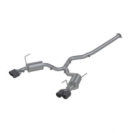 MBRP Pro Series 3" Cat-Back Exhaust - Street Version - Carbon Fiber Tips [2015-2019 Subaru WRX/STI] - JXR Performance