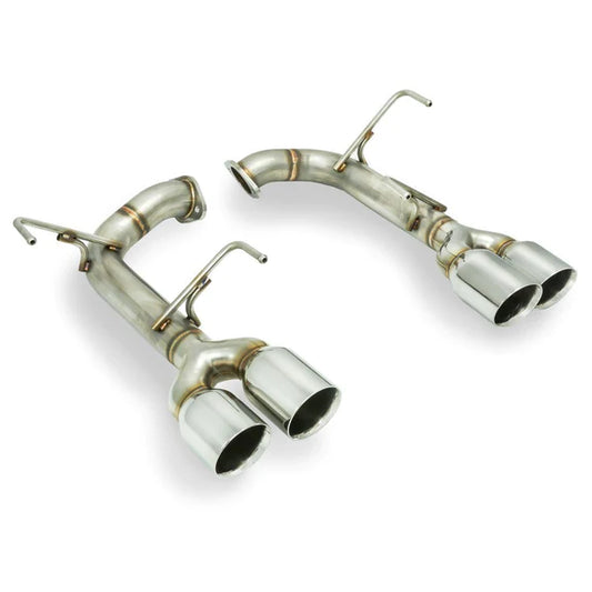 Remark Axleback Muffler Deletes w/ Quad 3.5" Stainless Double Wall Tips [2015-2021 Subaru WRX/STI]