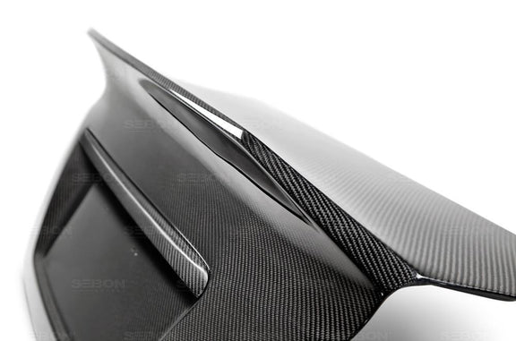 Seibon C-Style Carbon Fiber Trunk Lid [2015-2018 Subaru WRX/STI]